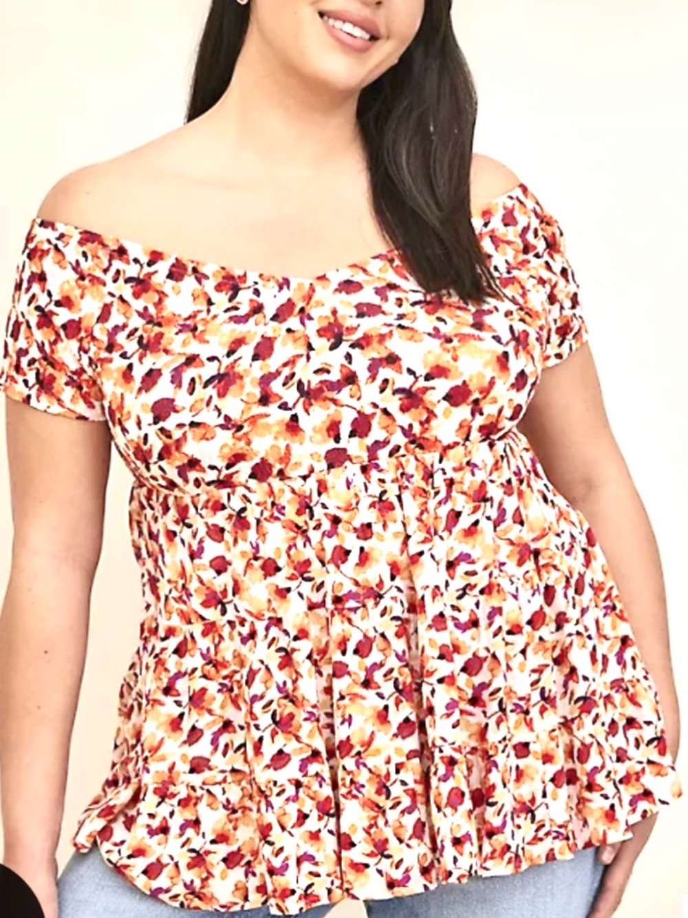 🆕🦋TORRID Off The Shoulder Floral Top🦋